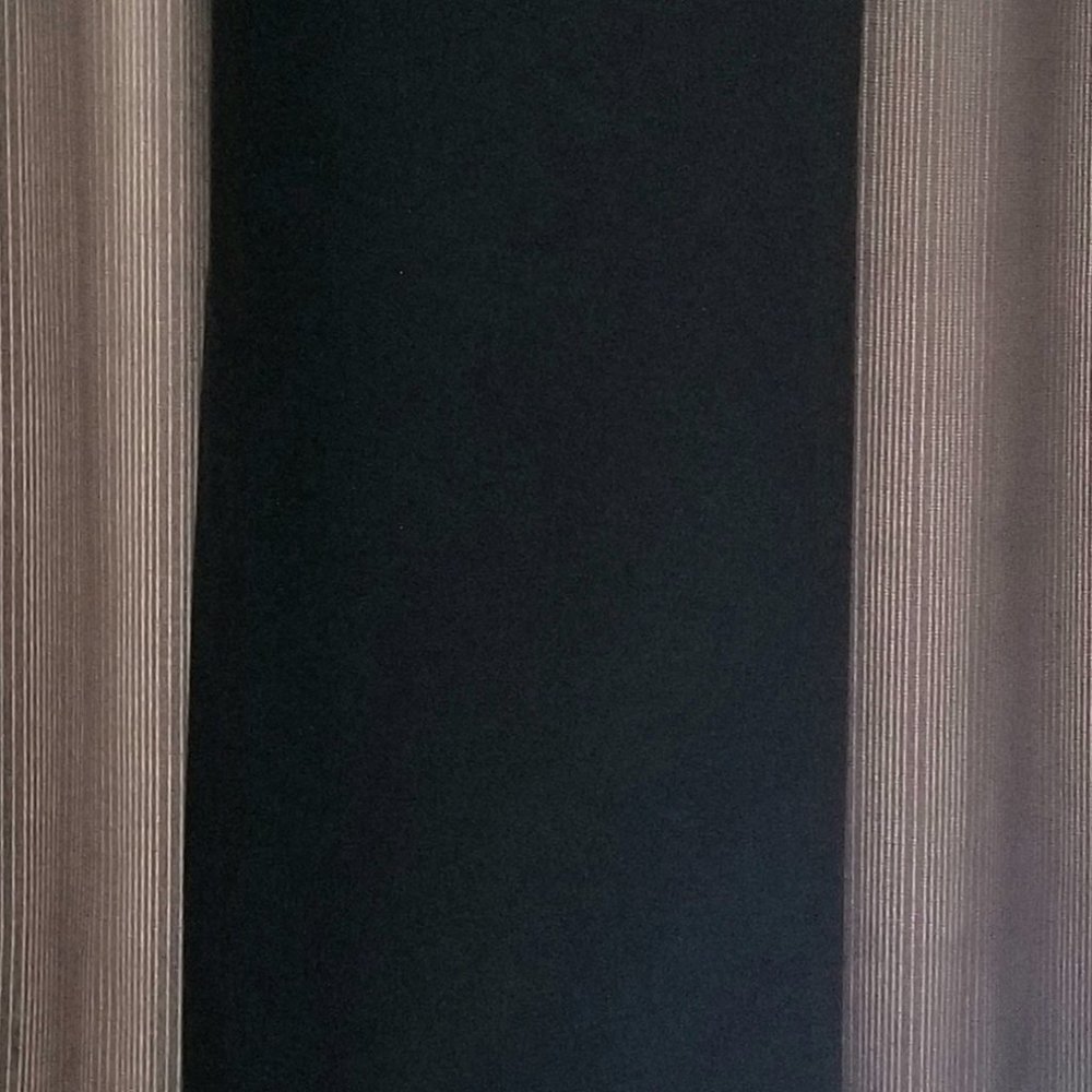 Black velvet maxi dress with rhinestone straps